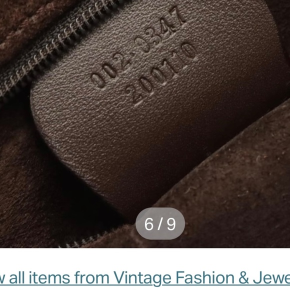 Gucci Vintage Brown Leather Tote Bag - Picture 8 of 8